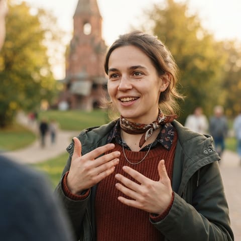 AI-generated illustration representing the Deaf Russians people