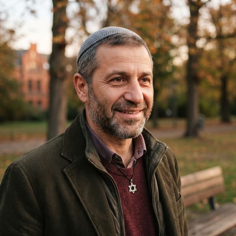 AI-generated illustration representing the Russian Jews people