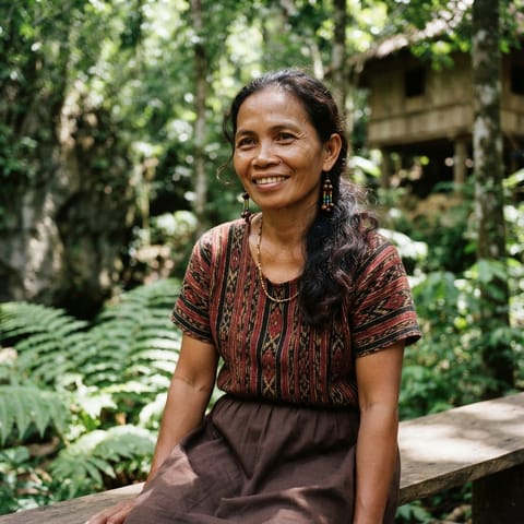 AI-generated illustration representing the Tau't Batu people