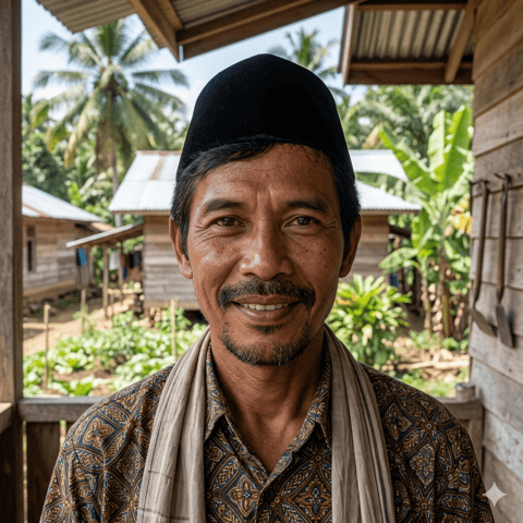 AI-generated illustration representing the Javanese Transmigrants people