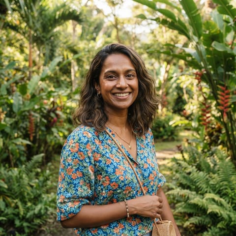 رسم توضيحي مُولَّد بالذكاء الاصطناعي يمثّل شعب Indo-Trinidadians