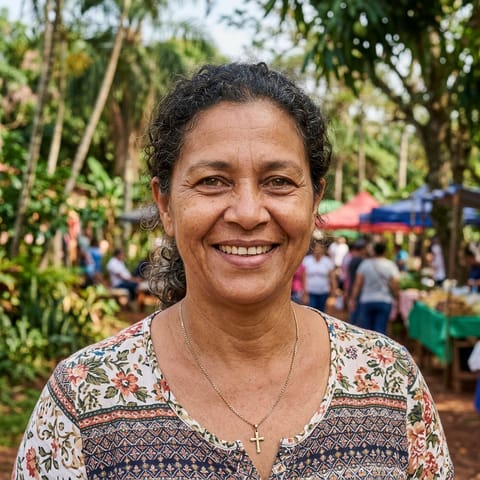 AI-generated illustration representing the Brazilians people