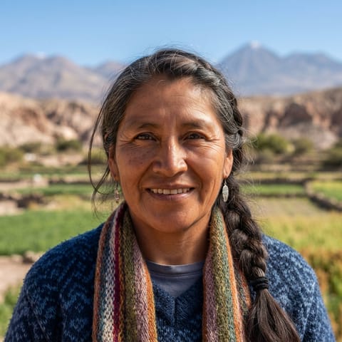 AI-generated illustration representing the Kunza people