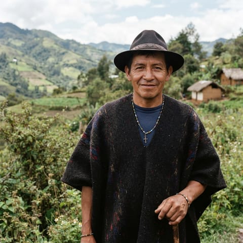 AI-generated illustration representing the Totoró people