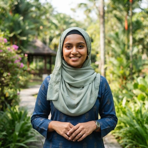 AI-generated illustration representing the Indian Muslims people