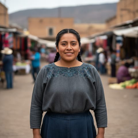 AI-generated illustration representing the Northern Tlapanec people