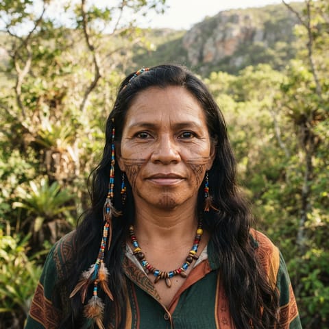 AI-generated illustration representing the Xukurú people