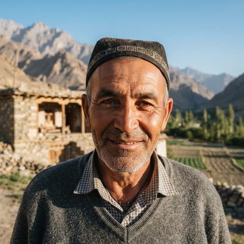 AI-generated illustration representing the Khuf people