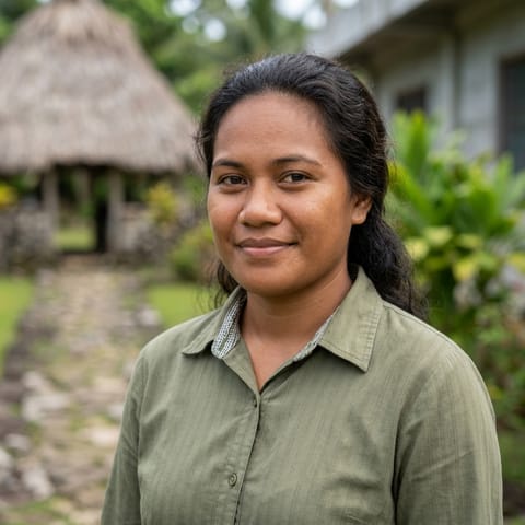AI-generated illustration representing the Yapese people