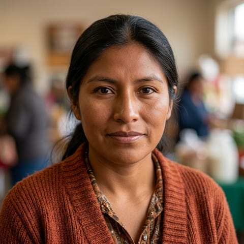 AI-generated illustration representing the Quechua people