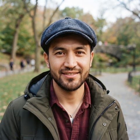 AI-generated illustration representing the Uyghurs people