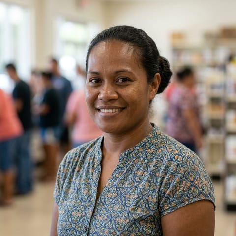 代表Woleai-Ulithi人的 AI 生成插图