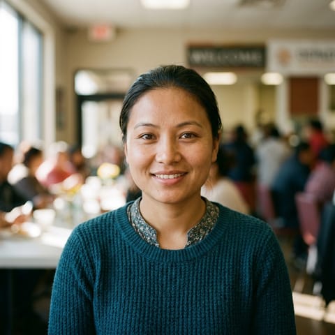 AI-generated illustration representing the Bhutanese people