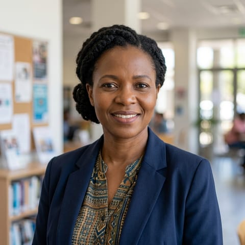 رسم توضيحي مُولَّد بالذكاء الاصطناعي يمثّل شعب Namibian