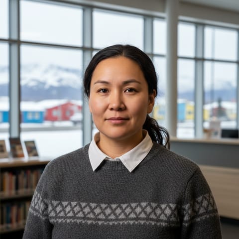 AI-generated illustration representing the Inuit people