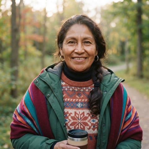 AI-generated illustration representing the Bolivians people