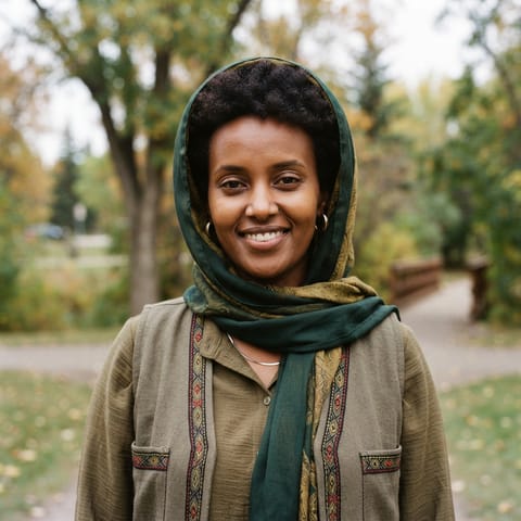 AI-generated illustration representing the Oromo people