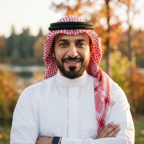 رسم توضيحي مُولَّد بالذكاء الاصطناعي يمثّل شعب Gulf Arabs