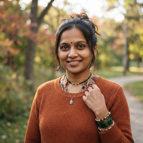 AI-generated illustration representing the Marathi people
