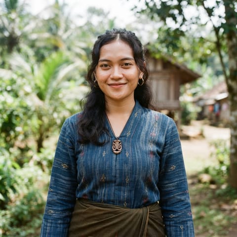AI-generated illustration representing the Lampung Sungkai people