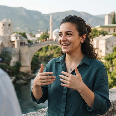 AI-generated illustration representing the Deaf Bosnians people