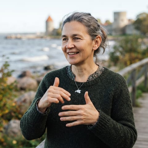 AI-generated illustration representing the Deaf Estonians people