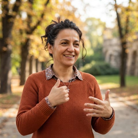 AI-generated illustration representing the Deaf Serbs people