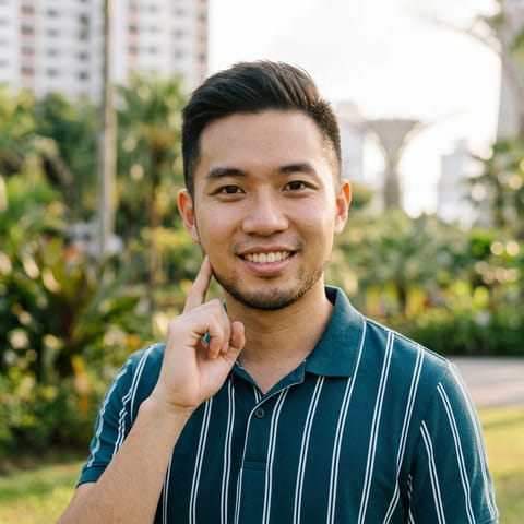 AI-generated illustration representing the Deaf Singaporeans people