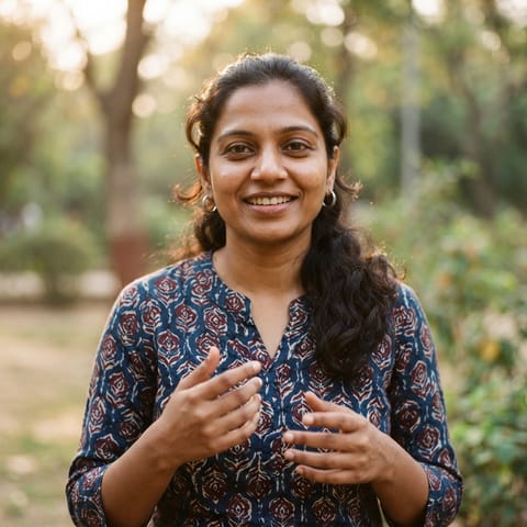 AI-generated illustration representing the Deaf Indians people