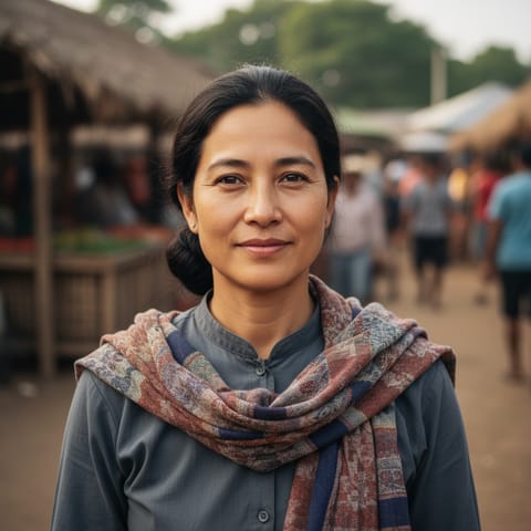 AI-generated illustration representing the Mel people