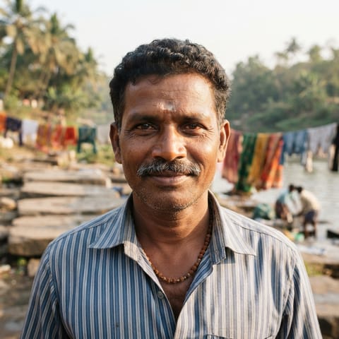 AI-generated illustration representing the Dhoba (Marathi) people