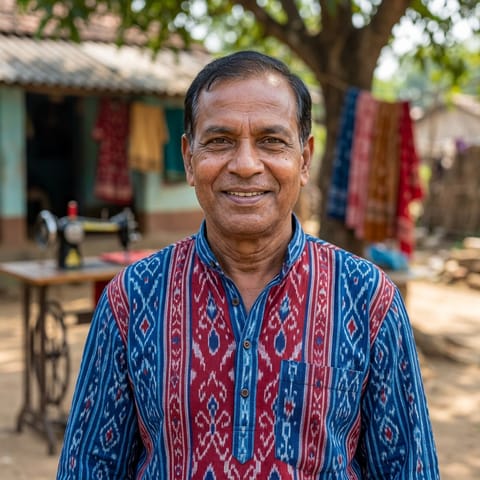 AI-generated illustration representing the Darji (Odia) people