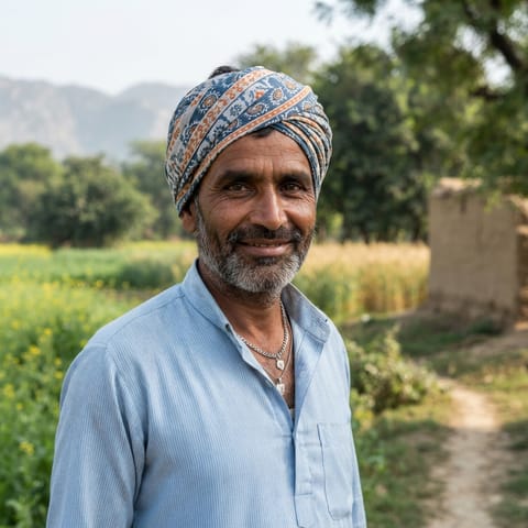 AI-generated illustration representing the Gujjar (Haryanvi) people