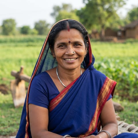 Illustration générée par IA représentant le peuple Halba (Marathi)