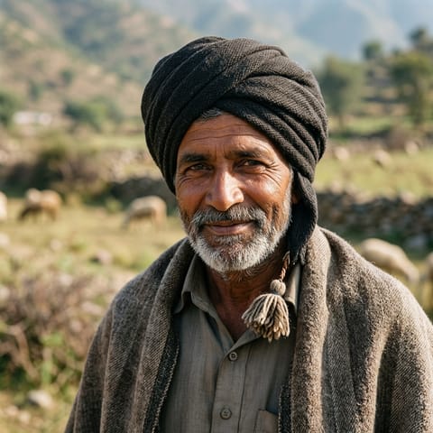AI-generated illustration representing the Gadaria (Hindi) people