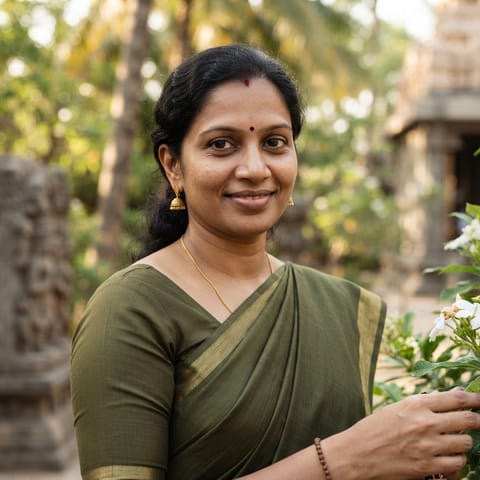 AI-generated illustration representing the Jains (Tamil) people