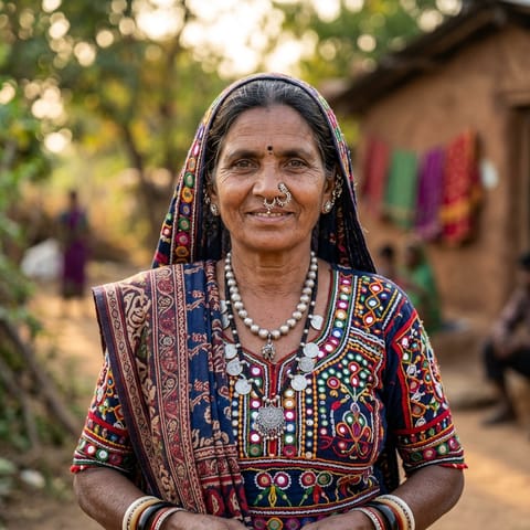 AI-generated illustration representing the Banjara (Kannada) people