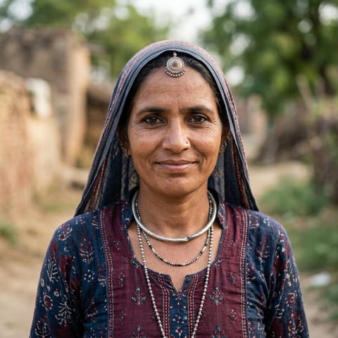 AI-generated illustration representing the Banjara (Haryanvi) people
