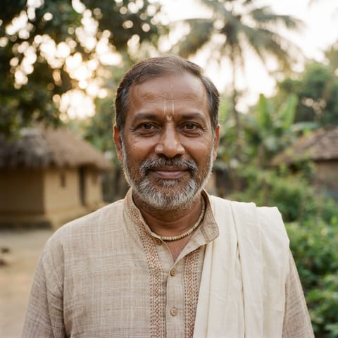 AI-generated illustration representing the Bhat (Bengali) people