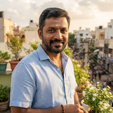 AI-generated illustration representing the Bania (Kannada) people