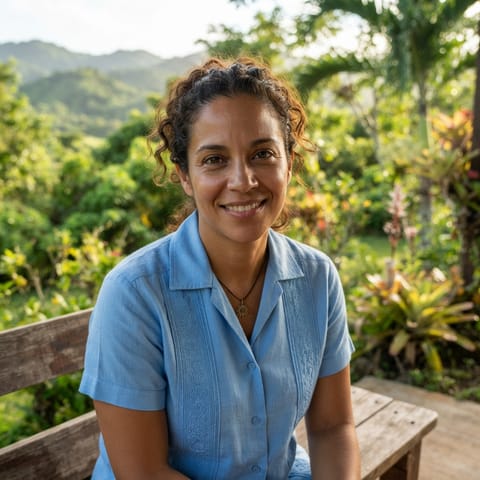 AI-generated illustration representing the Puerto Ricans people