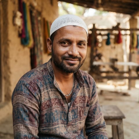 AI-generated illustration representing the Ansari-Momin (Bhojpuri) people
