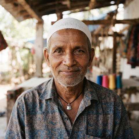 AI-generated illustration representing the Ansari-Momin (Kannada) people