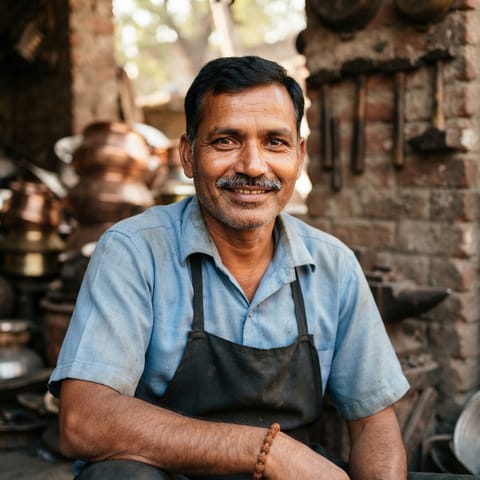 AI-generated illustration representing the Thathera people