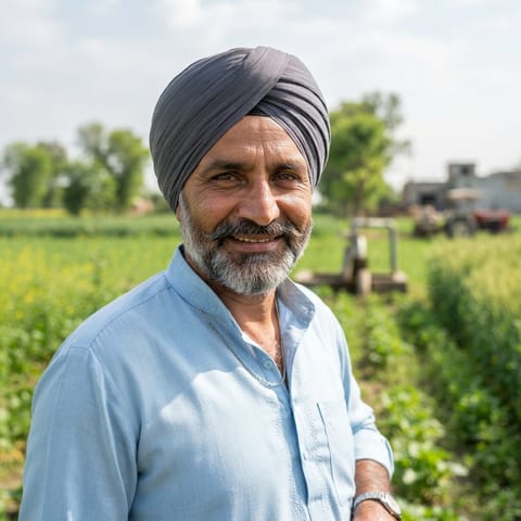 AI-generated illustration representing the Arain (Punjabi) people
