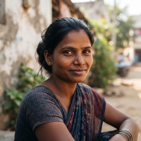 AI-generated illustration representing the Bhangi (Chhattisgarhi) people