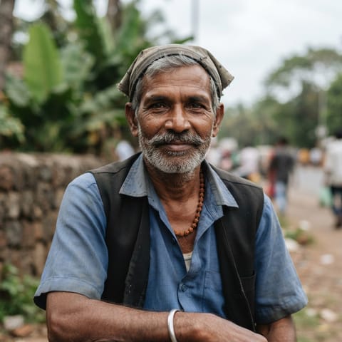 AI-generated illustration representing the Bhangi (Konkani) people