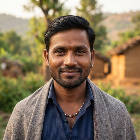 AI-generated illustration representing the Dhakad (Halbi) people