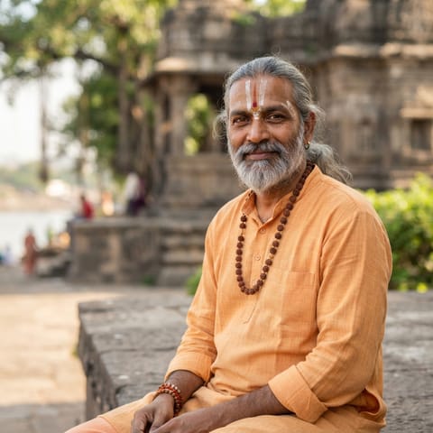 代表Gosain (Marathi)人的 AI 生成插图