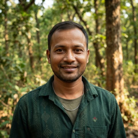 AI-generated illustration representing the Gond (Assamese) people